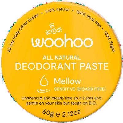 Deodorant Paste Tin Mellow Sensitive Bicarb Free 60g