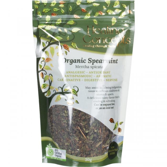 Organic Spearmint 30g - Click Image to Close