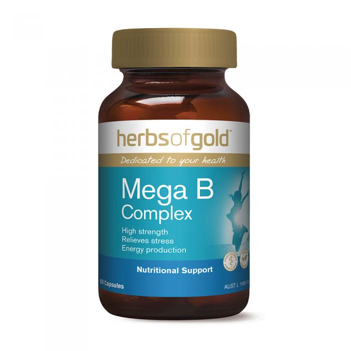 Herbs Of Gold Mega B Complex 60c - $30.95 : Naturemart ...