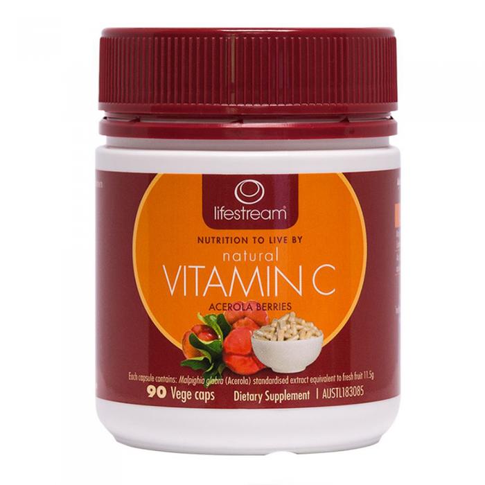 LifeStream Natural Vitamin C (Acerola Berries) 90vc - $27 ...