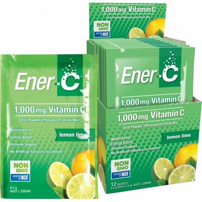 Martin Pleasance Ener C 1000mg Vitamin C Drink Mix Lemon Lime Sachets 12 8 95 Naturemart Australia Vitamins Supplements Health Food Skincare